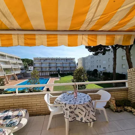 Luminoso De 2 Cerca De La Playa De Riells - Hisp-236-197 Apartman